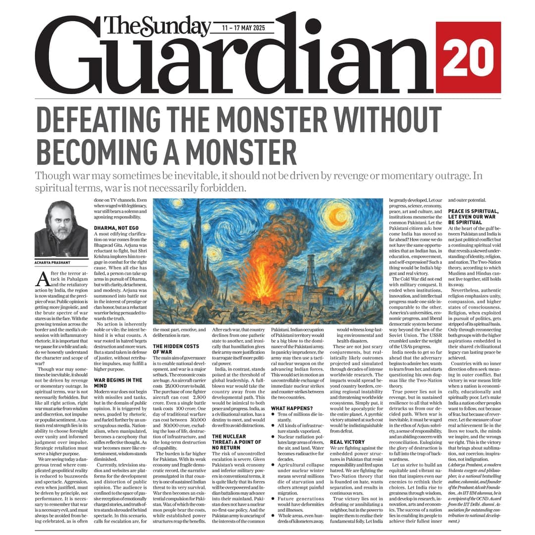 Defeating The Monster Without Becoming a Monster