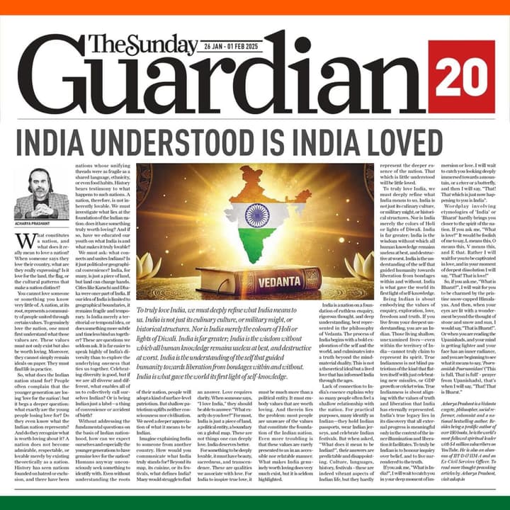 India Understood is India Loved